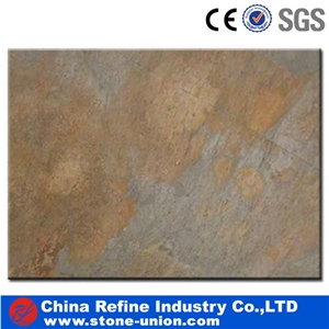Wall Decoration Slate, China Yellow Slate,Multicolor Slate Patio Stones,Natural Paving Stone,Rusty Slate Wall Tiles,Multicolor Slate Floor
