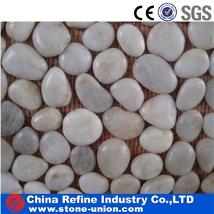 White Top Quality Pebbles Cheap , Multifunction Polished White Pebbles for Sale