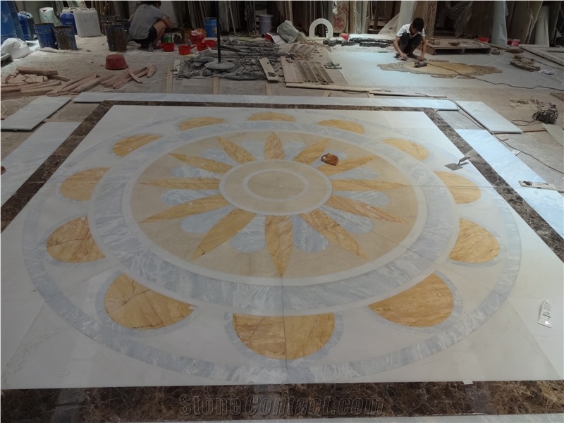 Wholesale Price Water Jet Marble Medallion,Waterjet Medallions,Round Medallions,Floor Medallions,Carpet Medallions,Square Medallions,