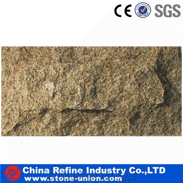 Yellow Quartzite Tile,Quartzite Mushroom Wall Cladding,Mushroom Stone, Natural Mushroom Stone Veneer