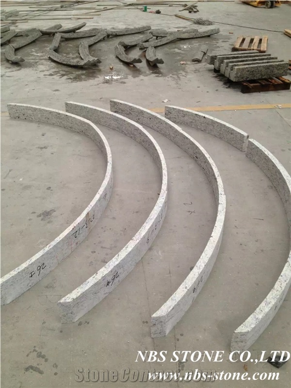 Around Arc Plate, Giallo Santa Cecilta Granite Column,Brazil Granite