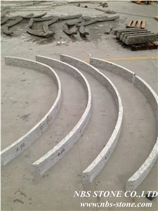 Around Arc Plate, Giallo Santa Cecilta Granite Column,Brazil Granite