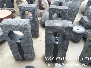 Grey Granite Natural Stone Oil Lanterns, Oil Burners