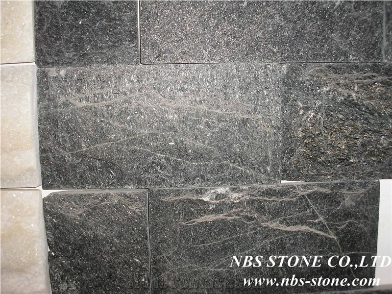 Nbs-Cws-1-Cultured Stone,Black Slate Cultured Stone for Wall Cladding