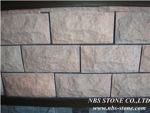 Nbs-Cws-3-Cultured Stone,Yellow Slate Cultured Stone Wall Cladding