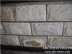 Nbs-Cws-3-Cultured Stone,Yellow Slate Cultured Stone Wall Cladding
