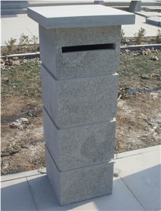 China Blue Limestone Mailbox, Letter Box, Chinese Post Box,Leiyan