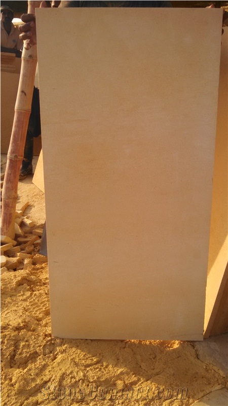 Yellow Limestone Polished Tiles & Slabs, Floor Tiles, Wall Tiles