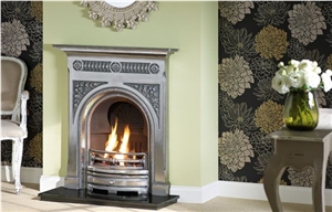 Fireplace Hearth Roller Hearth Furnace, Black Granite Fireplace Hearth