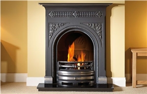 Fireplace Hearth Roller Hearth Furnace, Black Granite Fireplace Hearth