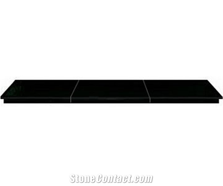 Granite Fireplace Hearth Polished Black Stone