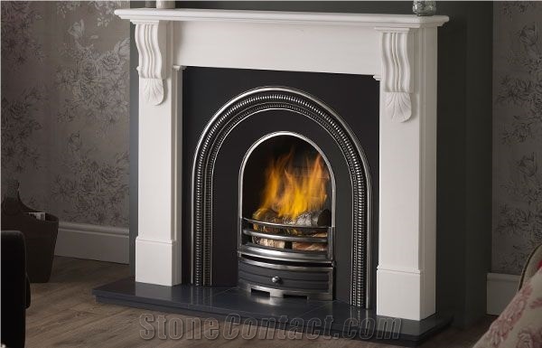 Natural Stone Fireplace Hearth Made by Heands