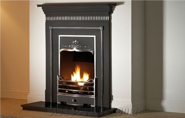 Natural Stone Marble Fireplace Hearth High Quality