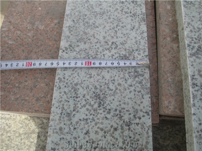 China Tianshan Blue Granite Polished Stair Steps, China Blue Granite Treads and Risers, Cheap Blue Granite Steps with Metal Anti-Slip Strips