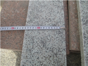 China Tianshan Blue Granite Polished Stair Steps, China Blue Granite Treads and Risers, Cheap Blue Granite Steps with Metal Anti-Slip Strips