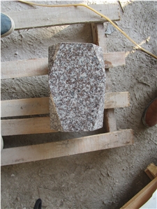 G664 Bainbrook Brown Granite Funeral Acessories, China Cheap Pink Granite Vases in Poland Style, Square Vases Memorial Accessories