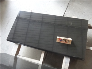Mongolia Black Basalt Kitchen Countertops, China Absolute Black Basalt Worktops, Black Basalt Kitchen Island Tops