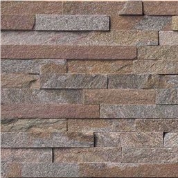 Amber Pink Quartzite Ledge Panel