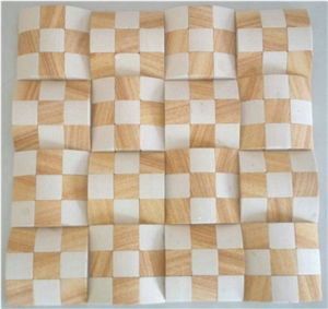 Tmmd Teak Mint Sandstone Mosaic