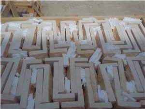 Sunny Marble Split Face Tiles & Slabs, Yellow Marble Tiles & Slabs