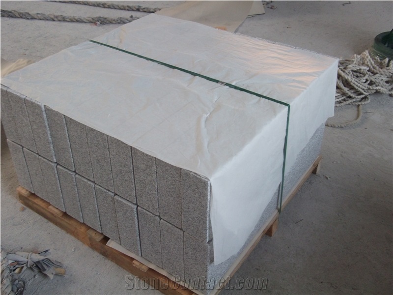 All Side Flamed Granite G603 Cube Stone and Pavers,Walkway Pavers,Garden Stepping Pavements.