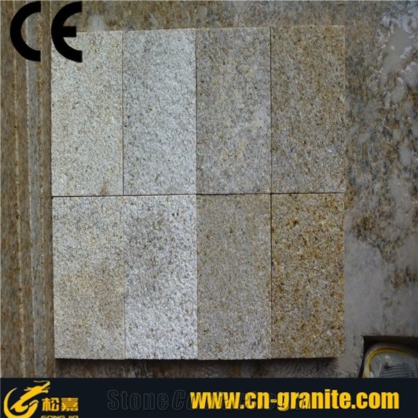 Cheap Paving Stone,G682 Yellow Granite Cobble Stone,Granite Paving Cobble Stone Tiles,Yellow Cube Stone,Rusty Granite Stone Tiles,Bush Hammered Stone Tiles,Natural Stone Floor Covering,Garden Stepping