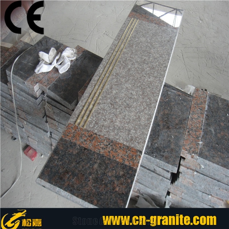 G664 Red Granite,Natural Stone Stair Treads,China Voilet Luoyuan,Pink Granite Stone Steps,Red Granite Stair Treads,Stair Theshold,Granite Stair Steps Price,Building Materials Stone Steps Stair