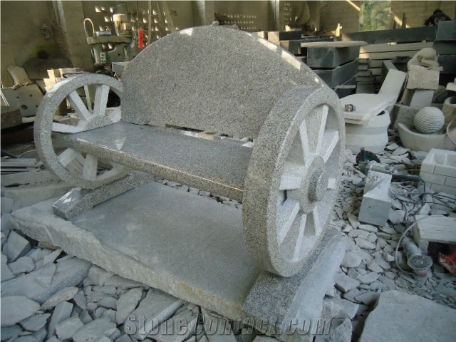 Granite Bench,Outdoor Benches for Garden,Exterior Street Furniture,Outdoor Chairs.
