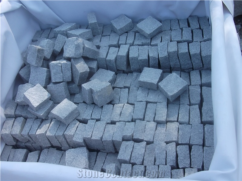 Granite G601 Cube Stone for Floor Paving,Garden Stepping Pavements,Blind Paving Stone,Landscaping Stones.