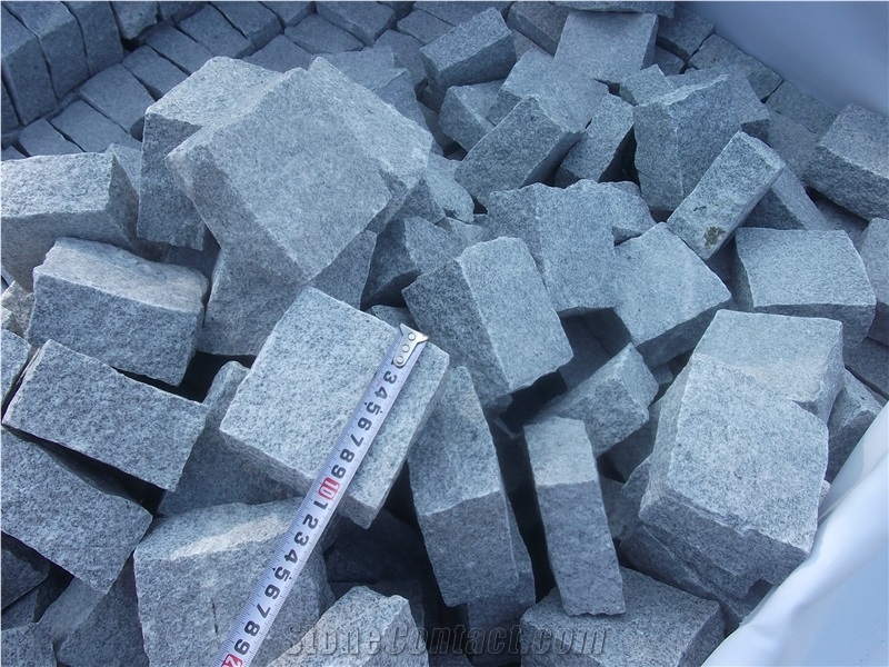 Granite G601 Cube Stone for Floor Paving,Garden Stepping Pavements,Blind Paving Stone,Landscaping Stones.