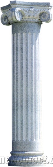 Grey Marble Sculptured Column,Architectural Columns,Column Base,Pedestal Columns.