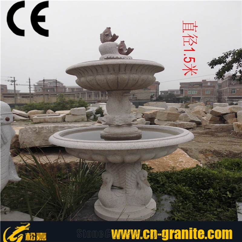 Natural Stone Garden Fountain,Stone Water Fountain,China Stone Fountains Price,Garden Fountains,Water Features,Sculptured Fountains,Grey Granite Fountains,Manufacture Of Stone Fountains