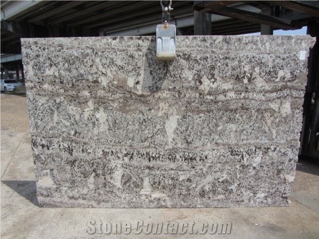 Toroncino 3cm Slabs, White Torroncino Granite