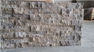 Silver Travertine Splitface Panels