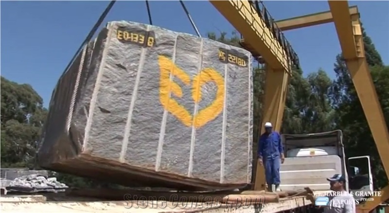 Nero Impala Granite Blocks - Rustenburg Granite