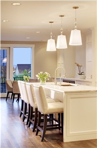 A Polished Product Of Engineered Corian Stone Slab Standard Sizes 126 *63 and 118 *55 Kitchen Countertop Easy-To-Clean and Resistant to Stains,Heat and Scratches