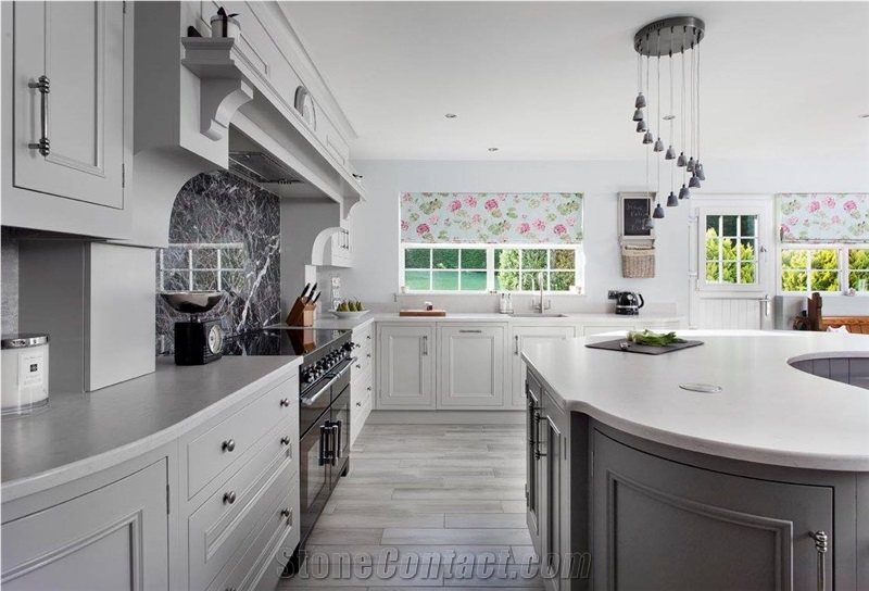 Engineered Corian Stone Countertop for Kitchen Island Top,Round Table Top,Kitchen Countertop,More Durable Than Granite