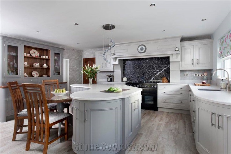 Engineered Corian Stone Countertop for Kitchen Island Top,Round Table Top,Kitchen Countertop,More Durable Than Granite