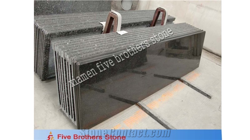 Black Galaxy Granite Countertop for Kitchen,Star Galaxy Kichen Countertops