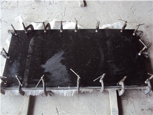 Black Galaxy Granite Double Steps/Stairs/Treads/Staircase