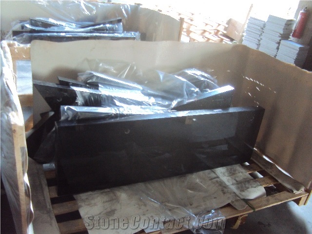 Black Galaxy Granite Double Steps/Stairs/Treads/Staircase