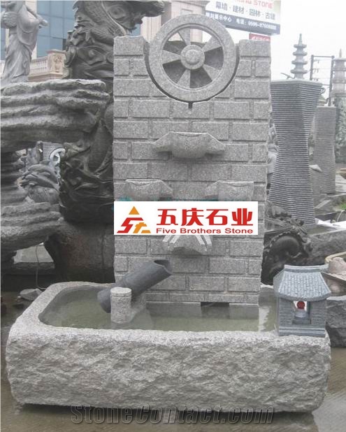 G614 Granite Waterfall Garden Fountain