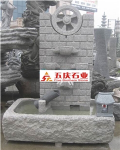 G614 Granite Waterfall Garden Fountain