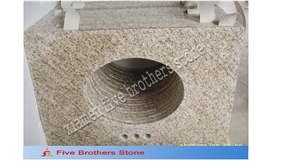 G682 Yellow Granite Countertop Bathroom Vanity Top