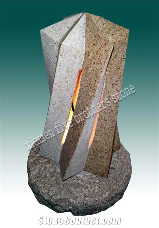 Granite Garden Lamps & Lanterns with Light