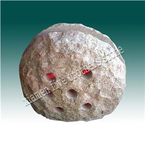 Rough Granite Garden Lanterns & Lamps