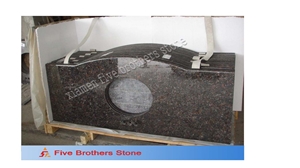 Tan Brown Granite Countertop Marron Bathroom Countertop