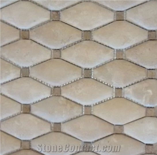 Beige Travertine Mosaic