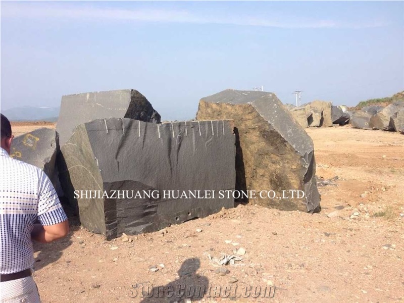 Shanxi Black Granite Blocks ,Quarry,China Black Grainte