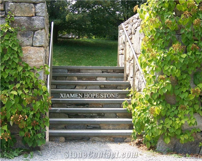 Grey Slate Steps & Stairs China Grey Slate Stair for Garden
